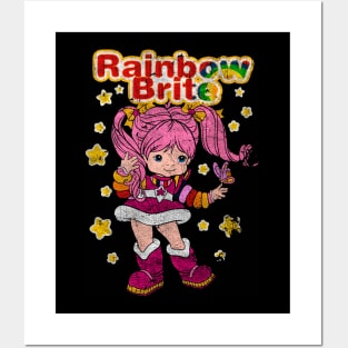 Rainbow Brite // Vintage Style Design Posters and Art